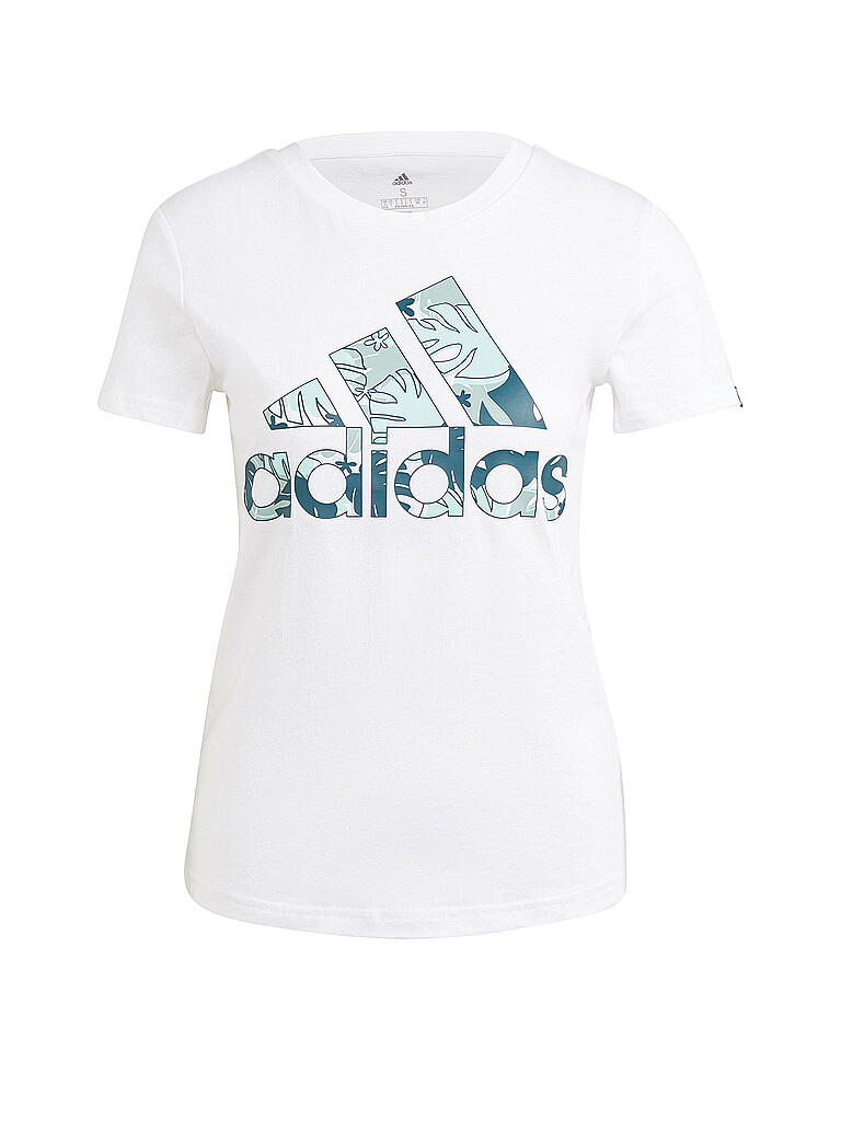 Adidas t cheap shirt weiß damen